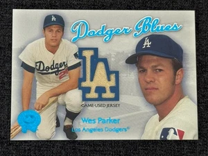 2001 Fleer Greats of the Game Gotg Dodger Blues Wes Parker Gu Juego Camiseta Usada - Imagen 1 de 2