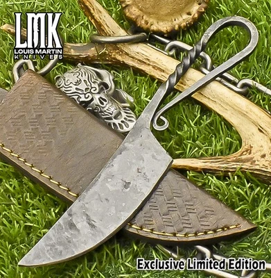 LMK ручной ковки железнодорожный нож 440C стали углерода гравировка EDC открытый подарок - Изображение 1 из 4