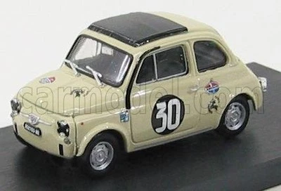 MODELLINO AUTO STATICO BRUMM FIAT 500TV GIANNINI COPPA CARRI MONZA 1966 1/43 - Immagine 1 di 3
