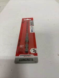 Milwaukee Tool 48-20-9096 3/16 In. X 6 In. Shockwave Carbide Hammer Drill Bit - Picture 1 of 3