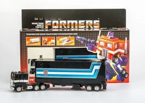 Figura de acción Transform G1 Optimus Prime negra como nueva con frente de metal regalo sin usar, en caja sellada - Imagen 1 de 8