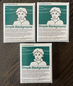 Polaroid 600 Plus Film Neu Versiegelt Ablaufdatum 12/90 Vintage 3er-Pack - Bild 1 von 6