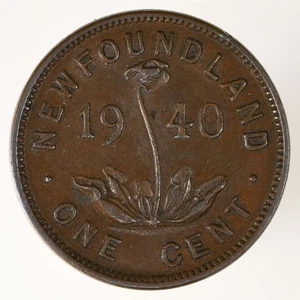 Terranova 1940 1 centavo KM#18 (Canadá) - Imagen 1 de 2