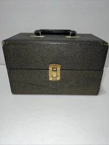 Vintage 1980’s Carrying Cassette Tape Storage Case Brown Holds 24 Cassettes - Bild 1 von 14