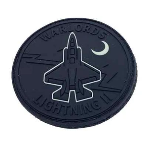 VMFAT-501 Warlords PVC Shoulder Patch- With Hook and Loop - Picture 1 of 1