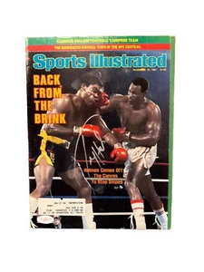 Larry Holmes (November 16th 1981) Signed Sports Illustrated Magazine JSA - Picture 1 of 2