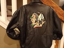 UND Fighting Sioux leather jacket in pristine condition