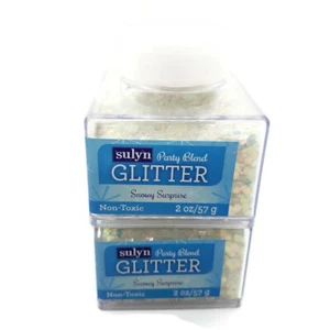Sulyn Party Blend Glitter Snowy Surprise 2 oz Container LOT OF TWO Free Shipping - Picture 1 of 4