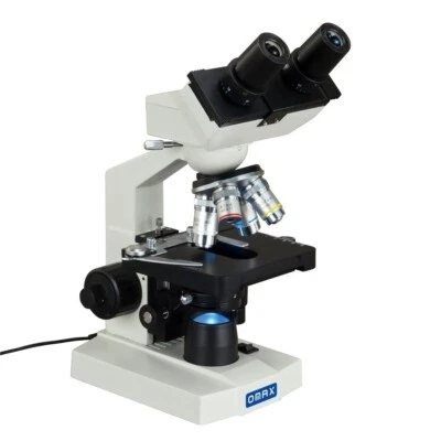 OMAX 40X-2500X Lab Binocular Compound LED Biological Microscope Mechanical Stage - Image 1 of 4