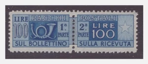 PACCHI POSTALI RUOTA 1946 - LIRE 100 NUOVO ** RUOTA PRIMO TIPO MNH - Imagen 1 de 1