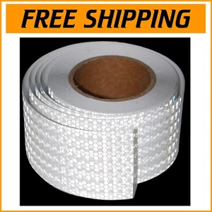Industrial Strength Reflective Tape 3” x 66’ - Waterproof, High Adhesion Safety - Picture 1 of 11