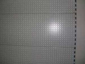 Werkzeugwand 4x Rückwand Rundloch L125 H40cm Hakenwand Lochwand Regal Lager - Bild 1 von 2