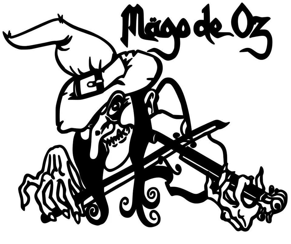 Mago De Oz ,Rock,Metal,Music, Vinyl decal ,Stickers, for cars,laptops and more - Image 1 of 1