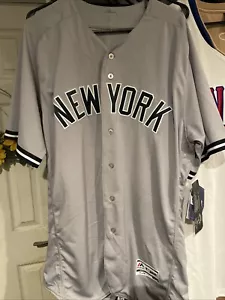 Giancarlo Stanton New York Yankees Majestic Authentic Flex Base Jersey Size 48 - Picture 1 of 12
