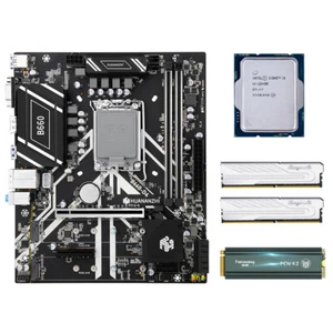 Intel B660-D4 Motherboard DDR4- 16GB(8*2) 3200MHz i5-12400 PCIE 4.0 500G SSD - Picture 1 of 5