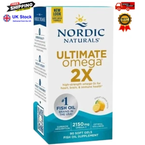 Nordic Naturals Ultimate Omega 2X - 180 Soft Gels - High-Strength Fish Oil Sup - Picture 1 of 2