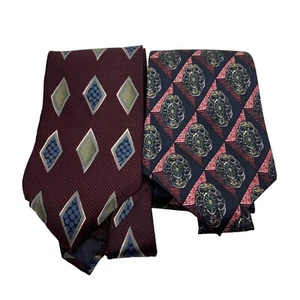 Nubio Collezione Tie Necktie Handmade 100% Silk Men's Art Deco Vintage Nordstrom - Picture 1 of 9