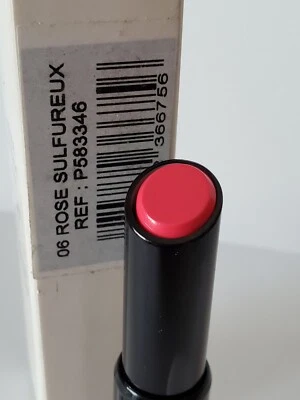Lápiz labial Givenchy Rouge Interdit vinilo mejora el color #06 ROSE SULFUREUX NUEVO Foto 1 de 4