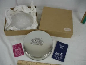 Seagull Pewter & Silversmiths Canada Good Dog Dog Treats Tin w Pewter Emblem - Picture 1 of 11