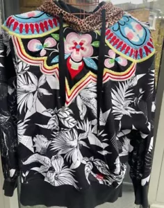 Adidas vintage Embroidered Hoodie XS very rare - Picture 1 of 3