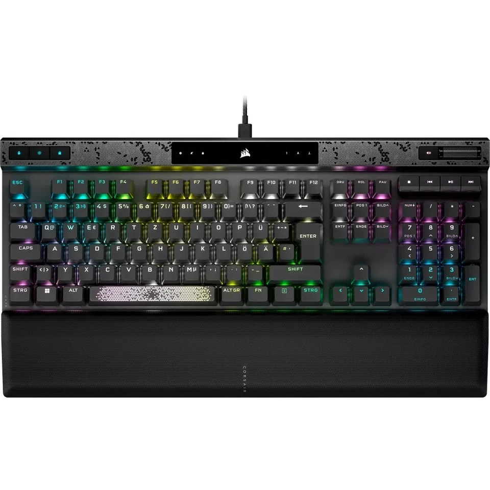 0840006660453 Corsair K70 MAX RGB Magnetic-Mechanical Gaming Keyboard, RGB-Beleu - Bild 1 von 1