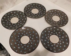 Lot of 5 - Potters Workshop For West Elm Salad Luncheon Plates Bohemian Arrow - Picture 1 of 5