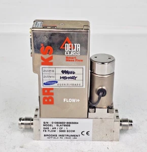 Brooks Instrument mass flow controller MFC SLA7950S AR 1 3000 SCCM - Picture 1 of 6