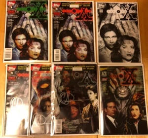 Lotto fumetti X-FILES topps firmati Charlie Adlard prima stampa Ashcan - Foto 1 di 9
