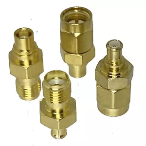 Adapter Connector SMA to MCX Male Plug & Female Jack RF Coaxial Terminals - Picture 1 of 9