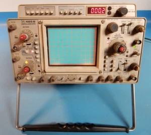 Tektronix 465B 100MHz 2ch Oscilloscope w/ DM44 Multimeter - Picture 1 of 4