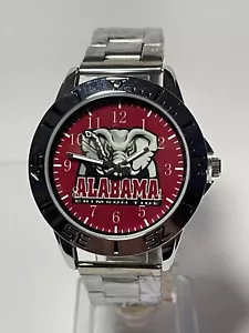 Alabama Crimson Tide NCAA Stainless-Steel Watch NEW - Picture 1 of 9