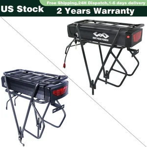 ebike Lithium battery 72V 60V 52V 48V 20Ah rear rack 50W~3000W Bicycle W/Charger - Picture 1 of 14