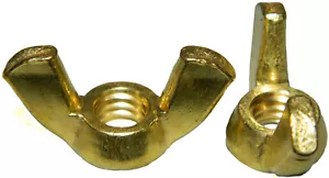 5/16-18 Flügelmuttern Massivmessing Menge 25 - Bild 1 von 1