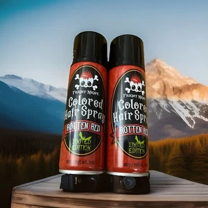 Brand New Fright Night Colored Hair Spray ROTTEN RED 3 limited Edition Net 3 - Picture 1 of 24
