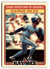 1986 Topps Kay-Bee Young Superstars of Baseball #26 Earnie Riles NrMt-M ID:50383