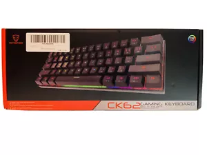 Motospeed CK62 61 Keys RGB Mechanical Keyboard USB Wired BT Dual Mode PINK - Picture 1 of 4