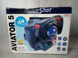 QUICKSHOT AVIATOR 5 ATARI COMMODORE SEGA ARMSTRAD JOYSTICK -VINTAGE RETRO V.RARE - Picture 1 of 6