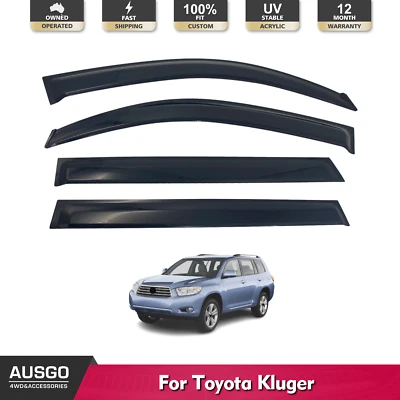 AUSGO Luxury Weather Shields for Toyota Kluger 2007-2013 Weathershields - image 1 of 3