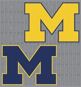 2 University of Michigan Wolverines Cornhole Aufkleber GROSS 15,25x11" Sticker - Bild 1 von 4