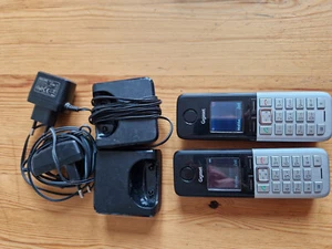 2 x Siemens Gigaset C300 DECT Telefon Mobilteil Handteil + Ladeschale + Netzteil - Bild 1 von 2