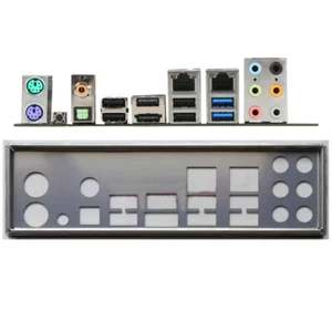 Para placa base MSI 890FXA-GD70 escudo de E/S placa posterior FABRICANTE DE EQUIPOS ORIGINALES - Imagen 1 de 2