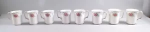 Royal Albert TRANQUILITY Bone China Mugs Lot of 8 - Picture 1 of 4