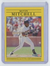 1991 FLEER KEVIN MITCHELL SAN FRANCISCO GIANTS #267