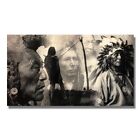 Black and White Native Indian Canvas Painting Posters