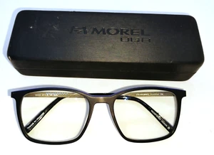 MOREL 10141O NB10 Matte Black  OGA Eyeglass Frames France Acetate 57-18-150 - Bild 1 von 4