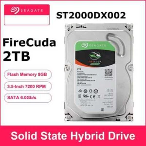 Seagate FireCuda 2TB Internal 3.5" (ST2000DX002) SSHD (Solid State Hybrid Drive) - Bild 1 von 4
