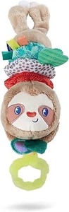 Infantino Music & Motion Sloth Pull Down Plush Toy Teether Lovey Stuffed Animal - Picture 1 of 5
