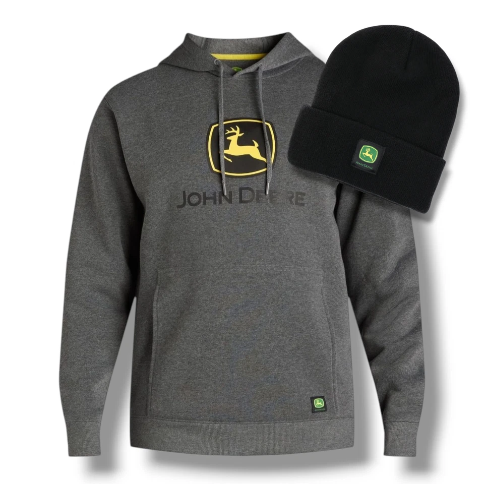 Sudadera con capucha de trabajo con gorro John Deere para hombre, tallas S-L Foto 1 de 1