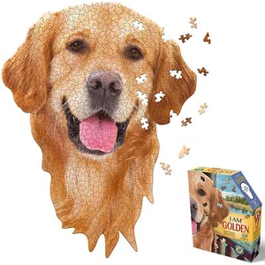 Madd Capp: I Am Golden - 550 Piece Dog Shaped Jigsaw Puzzle - Picture 1 of 9