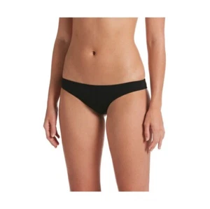 Costume da bagno donna Nike Essentials nero sfacciato bikini fondo taglia large NUOVO - Foto 1 di 11